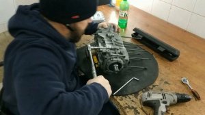 заклинили подшипники на коленвале сборка двигателя снегоход воздушник