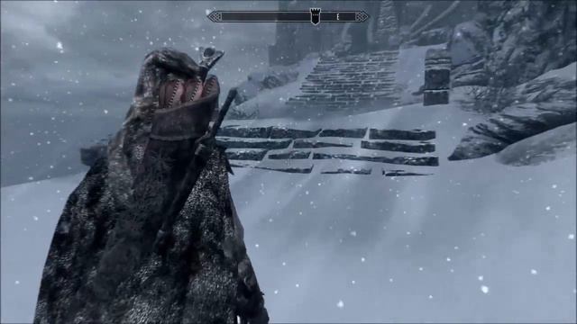 Skyrim: Gwendolyn the Snow Elf (Part 11) Climbing High Hrothgar and Meeting The Grey Beards смотреть онлайн