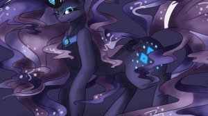 MLP - Nightmare Rarity and Nightmare Moon Tribute