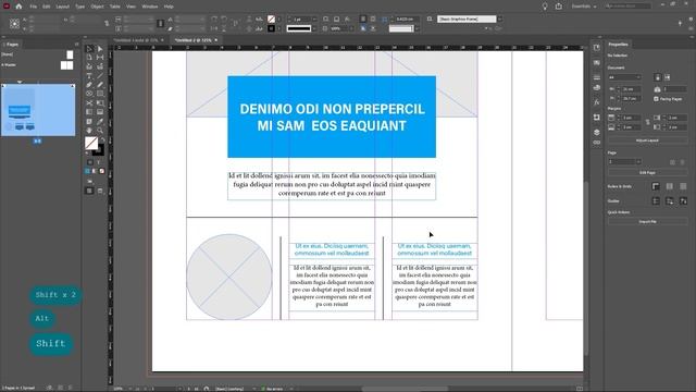 How to Create Modern Magazine Layout in Adobe Indesign CC | Graphic Design Tutorial смотреть онлайн