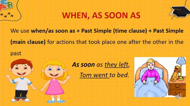 Past Simple / Past Progressive /Time Clauses смотреть онлайн