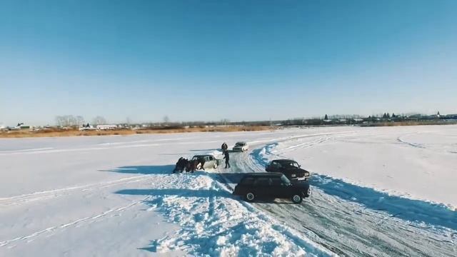 Зимний дрифт на жигах Заводоуковск озеро Лыбаево 2019 смотреть онлайн