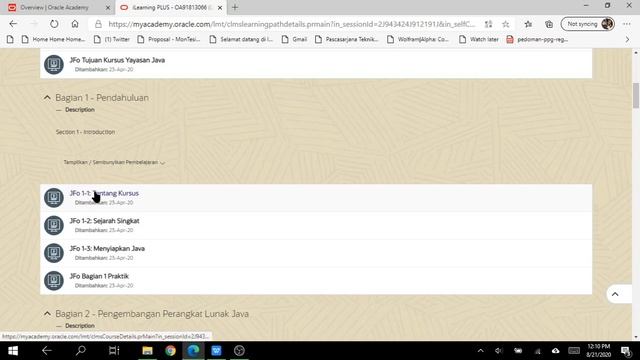 Tutorial Singkat Tentang Login ke academy.oracle.com смотреть онлайн