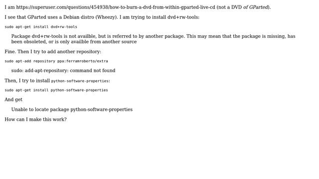 Unix & Linux: sudo add-apt-repository - command not found (GParted Live CD) (2 Solutions!!) смотреть онлайн