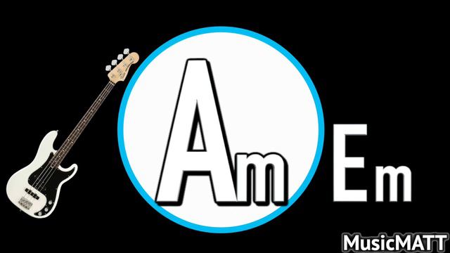 FUNKY BACKING TRACK BASS LESS A MINOR (80BPM)