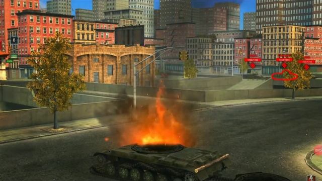WoT Blitz • "New-Bay" kartada g'alaba qozonish sirlari. смотреть онлайн