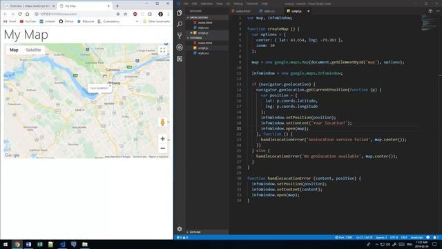 Google Maps API v3.36 Tutorial - February 2019 смотреть онлайн