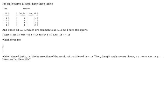Query rows with common value over result set partition смотреть онлайн