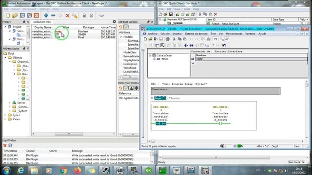 python + opc ua + plc sim simatic step 7 смотреть онлайн