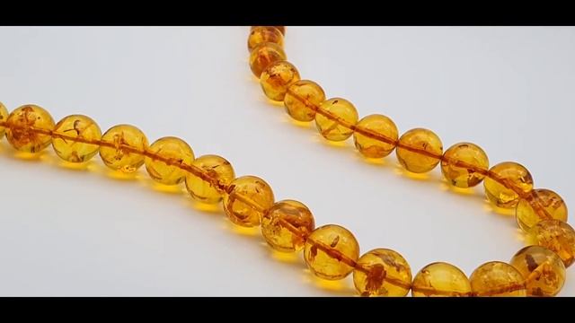 Бусы из натурального янтаря. Колье из натурального камня |Официальный магазин AMBERHEART смотреть онлайн