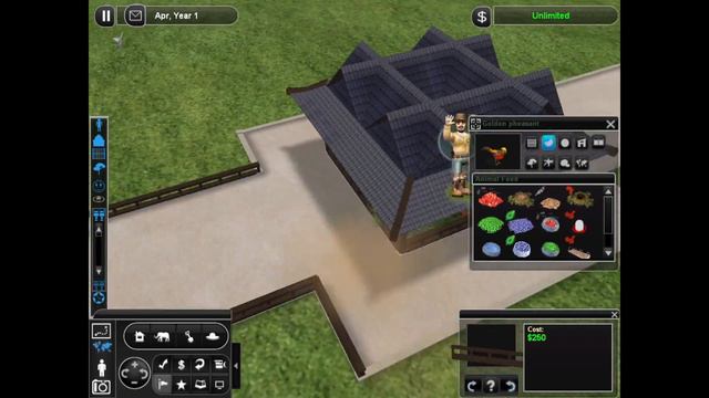 Golden Pheasant Mini Exhibit Speedbuild [Zoo Tycoon 2] смотреть онлайн