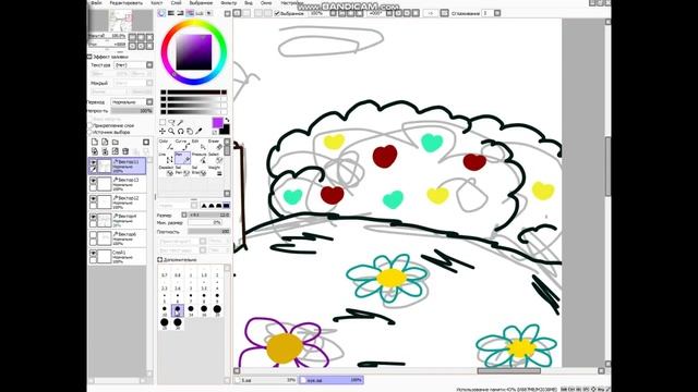 Рисуем в paint tool sai (2) смотреть онлайн