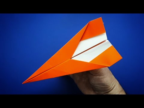 Как сделать самолет из бумаги. Как сделать самолет из бумаги. Ручная работа. смотреть онлайн