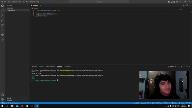 Como utilizar colorama en python :) смотреть онлайн