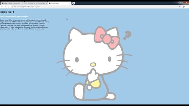 custom wordpress page template with background смотреть онлайн