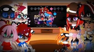 Sonic characters react to FNF VS Sonic.exe restored version(Part 1)