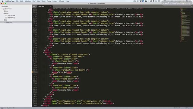 Semantic UI: Create a Knowledge Base – Index – Footer смотреть онлайн
