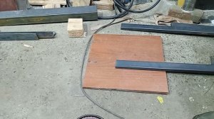 Ворота для лодочного прицепа. Gates for a boat trailer.