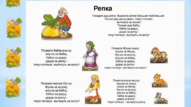 Тургунова А И Игра драматизация сказки Репка смотреть онлайн