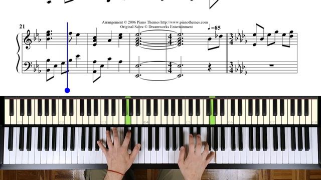 🔥HOW TO PLAY SHREK Fairytale 🎵🎹 смотреть онлайн