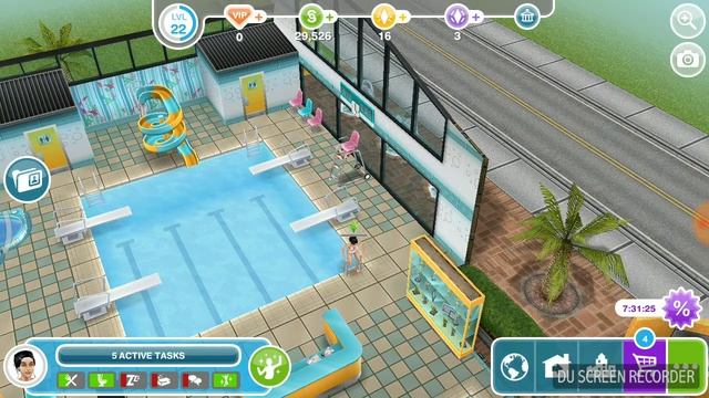 Sims Free Play - (its All Going Swimmingly) Use A Diving Board