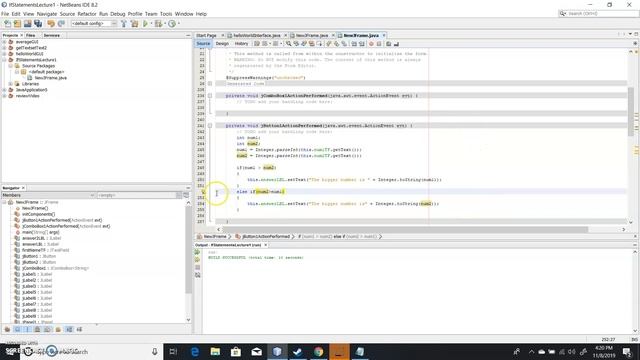 IF statements in Java (int's string) смотреть онлайн