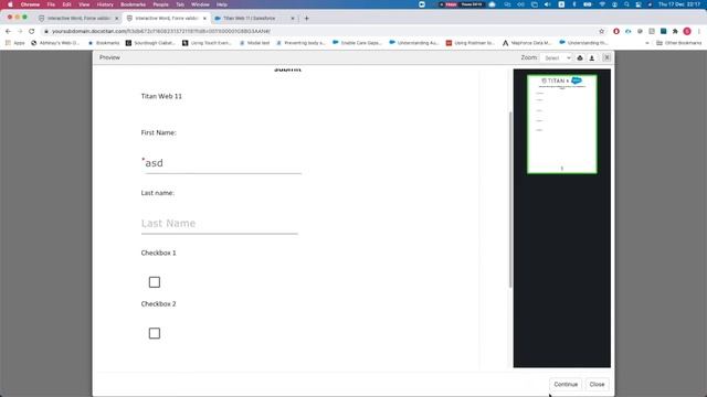 Ignore Validation on Preview and Force Validation on Submit for Word document смотреть онлайн