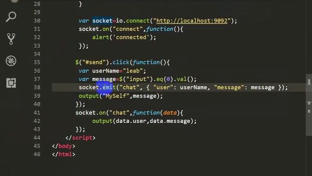 Simple SocketIO with java code chat part2 смотреть онлайн