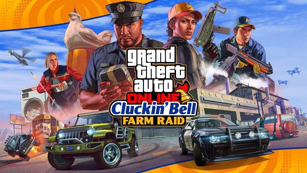 The Cluckin Bell Farm Raid Coming March 7 To Gta Online смотреть онлайн