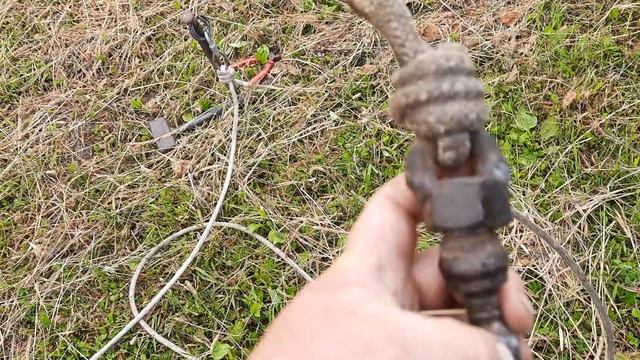 Летняя привязь для выпаса сельхоз животных, на пастбище. смотреть онлайн