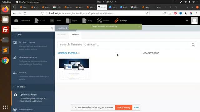 Installing Theme October Cms смотреть онлайн