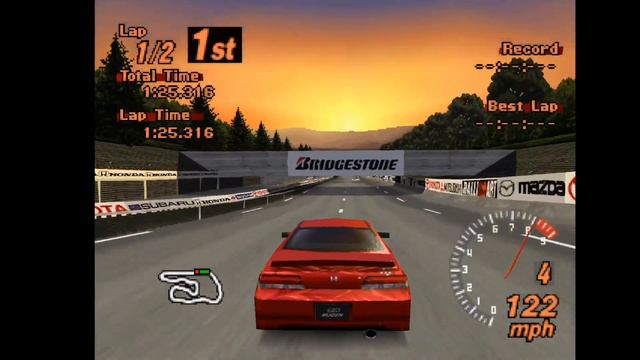 (PS1) Gran Turismo 2 Simulation - Mugen Prelude 60 FPS смотреть онлайн