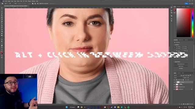 This is the BEST way to REMOVE A DOUBLE CHIN In Photoshop смотреть онлайн