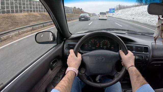 1994 Toyota Corolla [1.8 16V DOHC 107HP] |0-100| POV Test Drive #1595 Joe Black смотреть онлайн