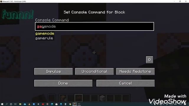 MINECRAFT CHANGE GAMEMODE USING COMMAND BLOCK смотреть онлайн