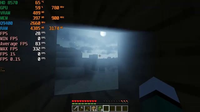 Minecraft Java Eddition | Radeon HD 8570 + Intel Quad CPU Q9400| 720P | High Settings Subscribe смотреть онлайн