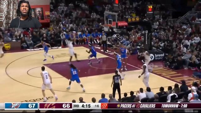 CAVALIERS VS THUNDER REACTION 2023 CLEVELAND CAVALIERS VS OKLAHOMA CITY THUNDER HIGHLIGHTS REACTION смотреть онлайн