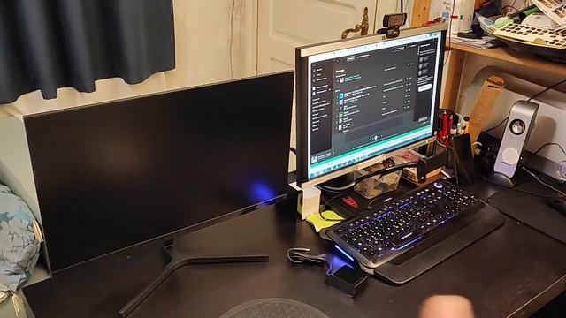 Mi 1C 23.8 vs HP Compaq LA 2205 wg распаковка, обзор, сравнение. смотреть онлайн