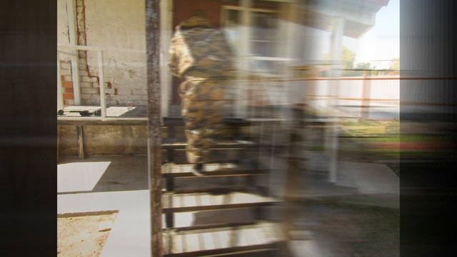 Входная зона из металла с открытой верандой. смотреть онлайн