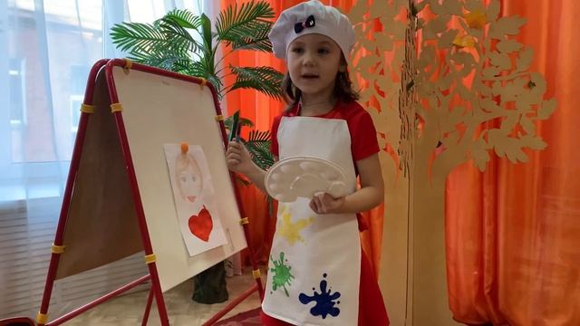 Михалева Настя, 4 года, МДОУ 12 г. Черемхово. «Нарисую маму на мольберте» смотреть онлайн