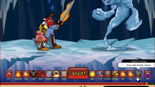 Dragonfable: Baron Dante in Icemaster Yeti's Cave смотреть онлайн