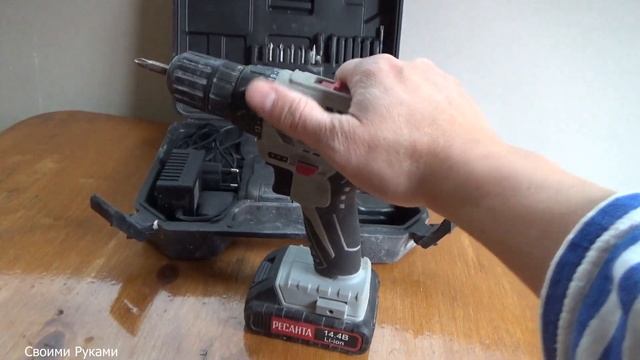 Обзор дрели-шуруповёрта РЕСАНТА ДА-14-2ЛК смотреть онлайн