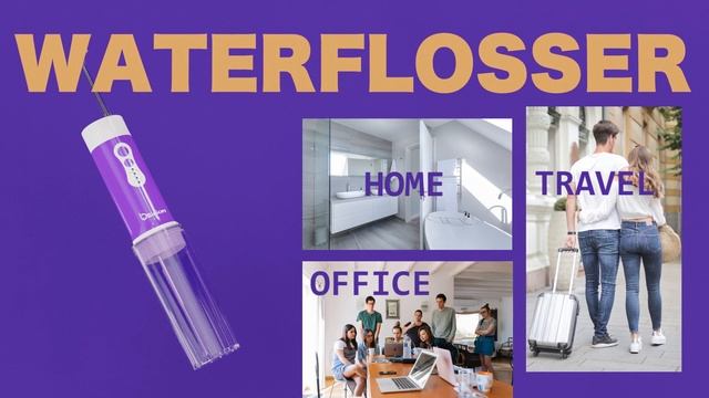 Best Travel Waterpik | Binicare Flosstra Series Water Flosser for Travel, Office & Home Use смотреть онлайн