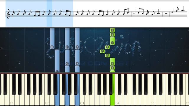 Madame Monsieur - Mercy (France 2018) | Piano tutorial | Eurovision Song Contest + MIDI смотреть онлайн