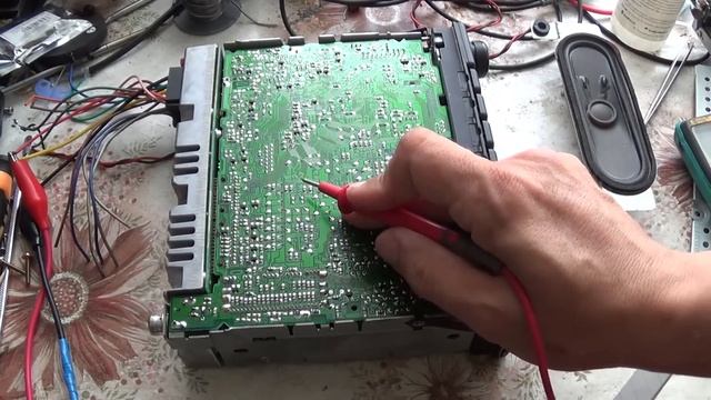 AUX в кассетную магнитолу Mercedes CQ-LP1350L