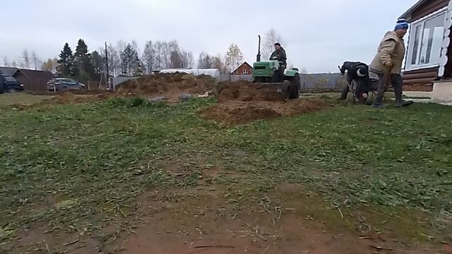 осенняя вспашка