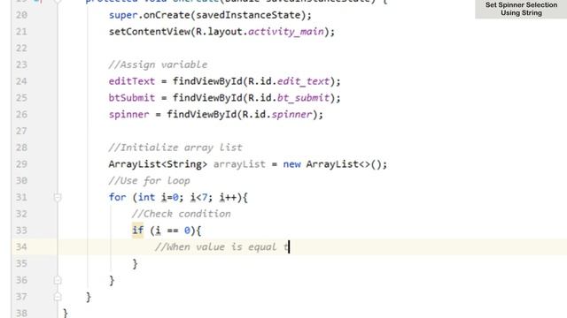 How to Set Selected Item Of Spinner By String Value in Android Studio | Spinner | Android Coding смотреть онлайн
