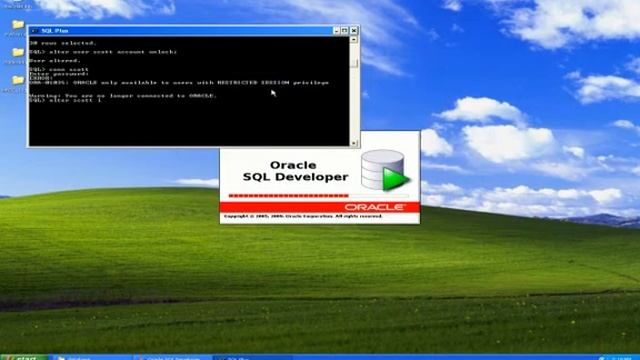 Installing Oracle in Windows XP on Virtual Box : Part 2 смотреть онлайн