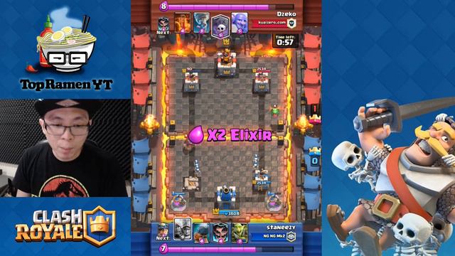 Clash Royale: 12 Wins!! 3 Musketeers Battering Ram Grand Challenge Deck! смотреть онлайн