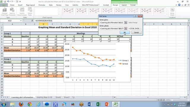 Graphing the Mean and Standard Deviation смотреть онлайн